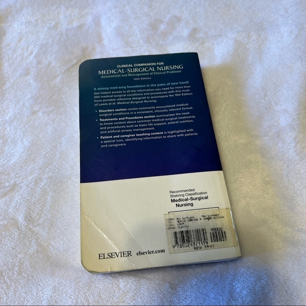 MEDICAL-SURGICAL Nursing Clinical Companion 10th Edition - Picture 2 of 3